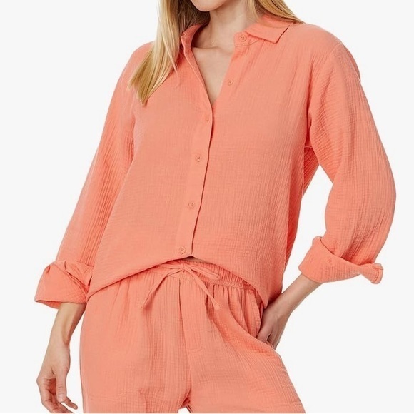 Splendid Tops - Woman’s Cotton Vibrant Coral Top